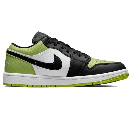 Air Jordan 1 Low Vivid Green Snakeskin
