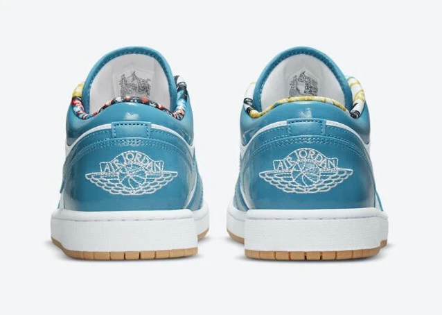 Air Jordan 1 Low White Blue