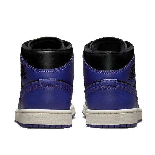 Air Jordan 1 Mid Black Purple