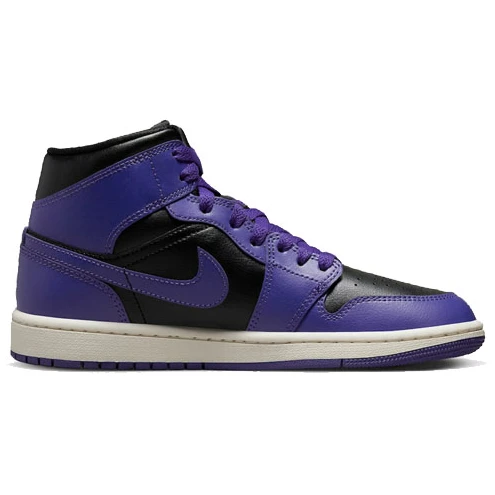 Air Jordan 1 Mid Black Purple