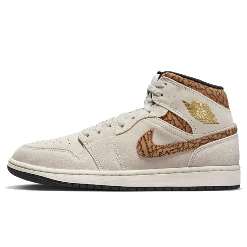 Air Jordan 1 Mid Brown Elephant