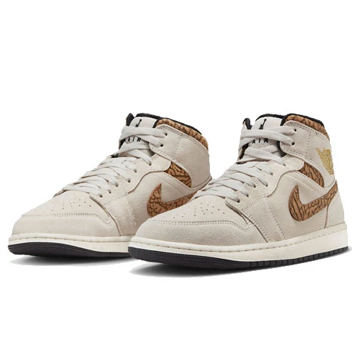 Air Jordan 1 Mid Brown Elephant