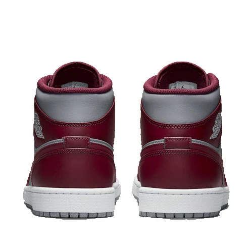 Air Jordan 1 Mid Burgundy Grey