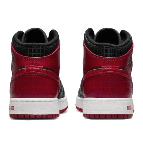 Air Jordan 1 Mid GS Bred
