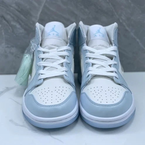 Air Jordan 1 Mid GS Glitter Swoosh