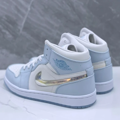 Air Jordan 1 Mid Glitter Swoosh