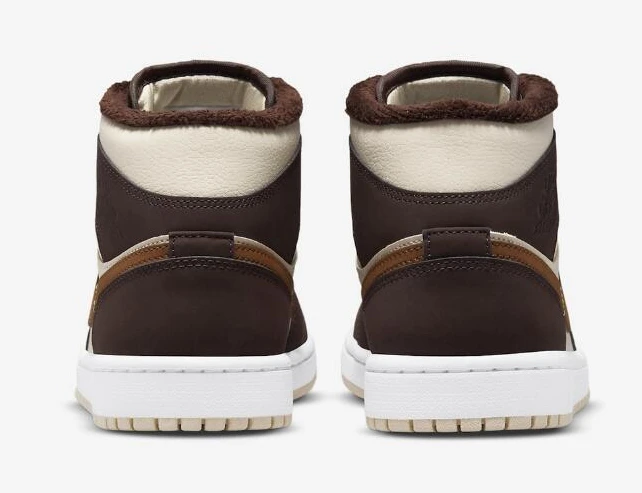 Air Jordan 1 Mid Pink Brown