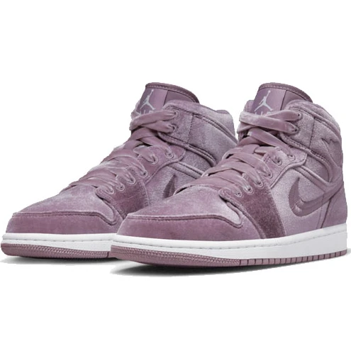 Air Jordan 1 Mid Purple Velvet