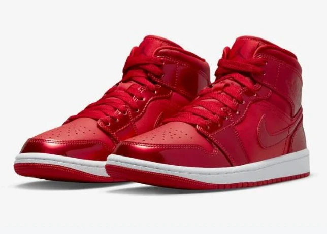 Air Jordan 1 Mid Red Pomegranate