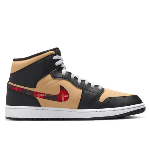 Air Jordan 1 Mid Tartan Swoosh