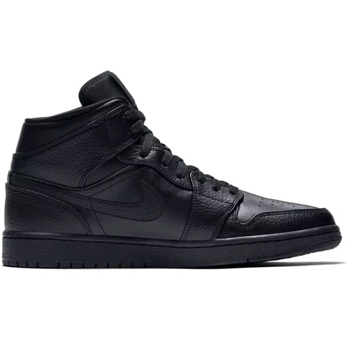 Air Jordan 1 Mid TripleBlack
