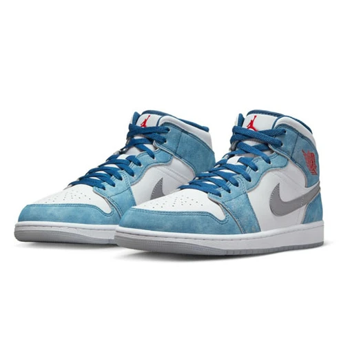 Air Jordan 1 Mid White Blue