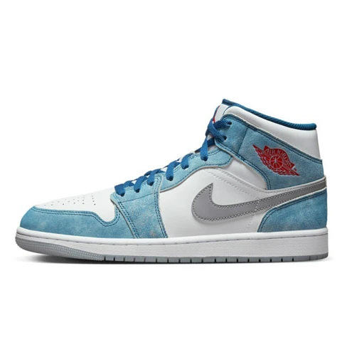 Air Jordan 1 Mid White Blue