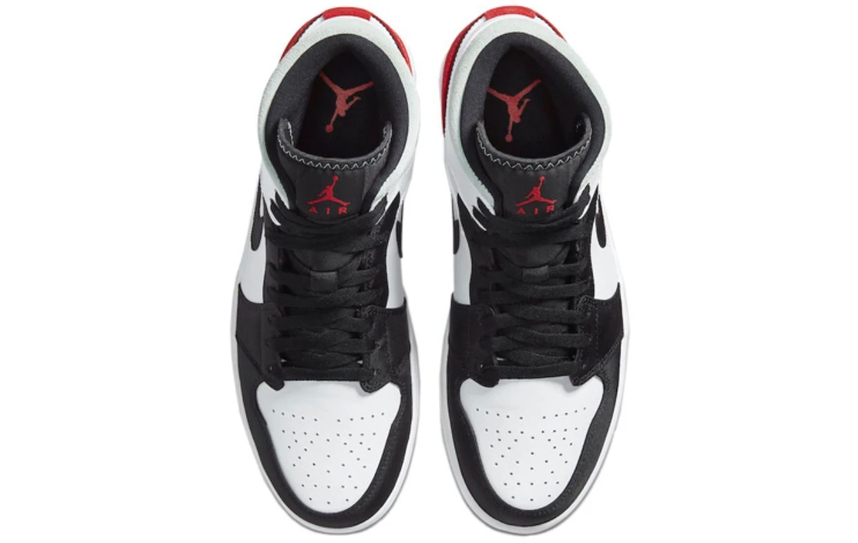 Air Jordan 1 Retro Mid SE Union White Red-1
