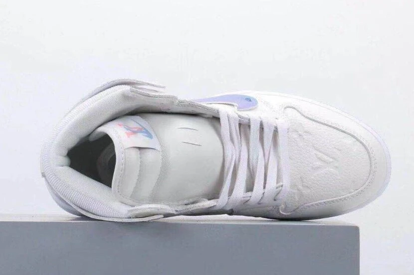 Air Jordan 1 Retro White Purple-1