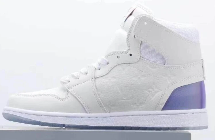 Air Jordan 1 Retro White Purple-1