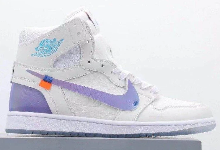 Air Jordan 1 Retro White Purple-1