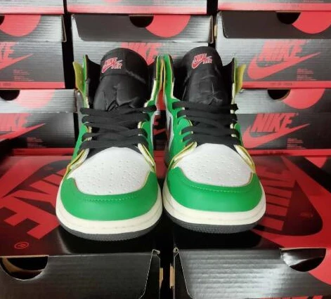 Air Jordan 1 White Green-1