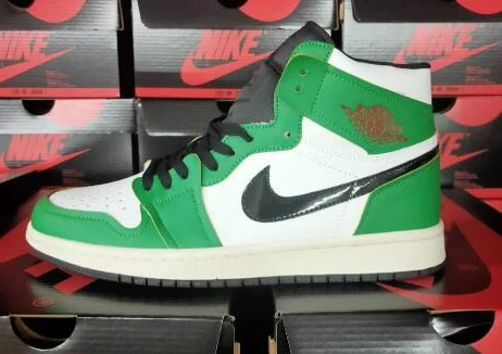 Air Jordan 1 White Green-1