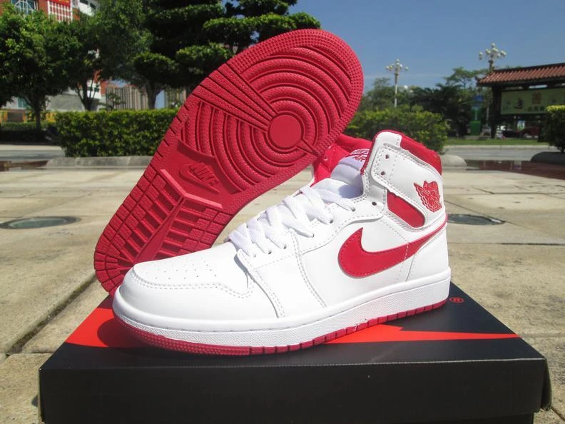 Air Jordan 1 White Metal Red-01