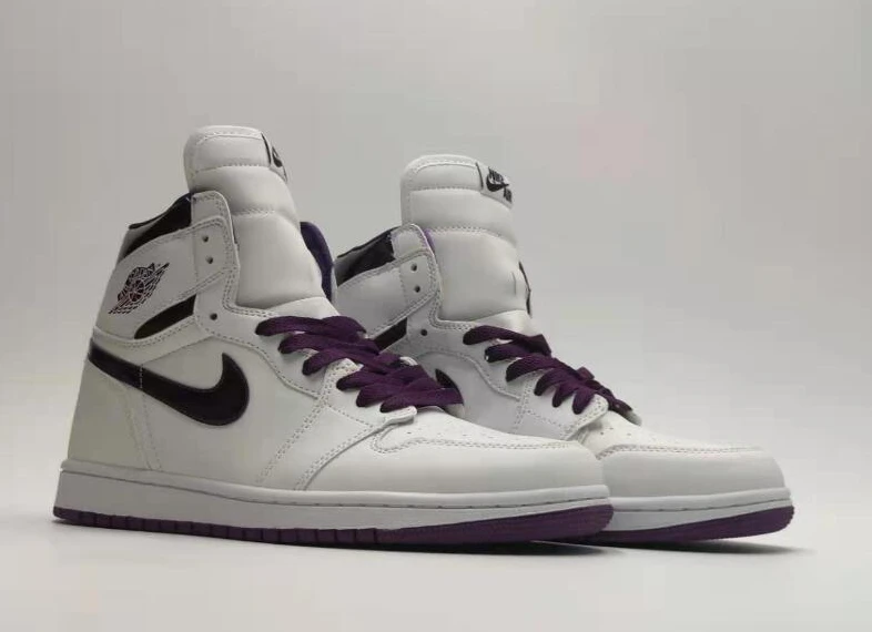 Air Jordan 1 White Purple Grape