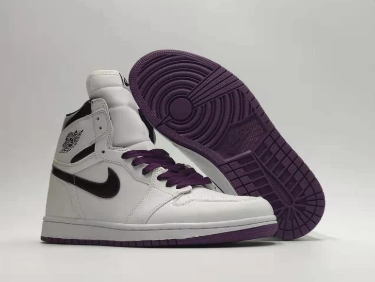 Air Jordan 1 White Purple Grape