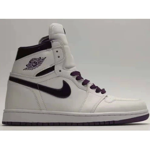 Air Jordan 1 White Purple Grape