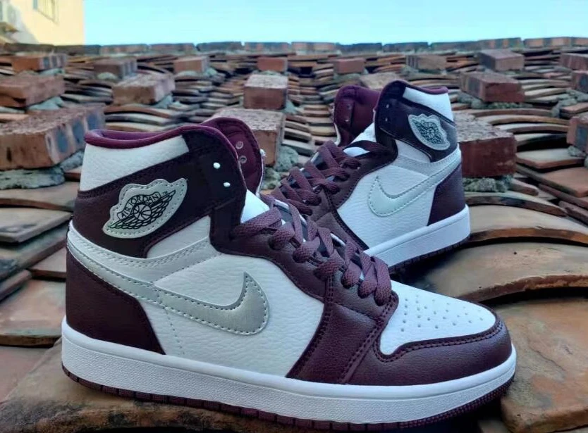 Air Jordan 1 White Purple