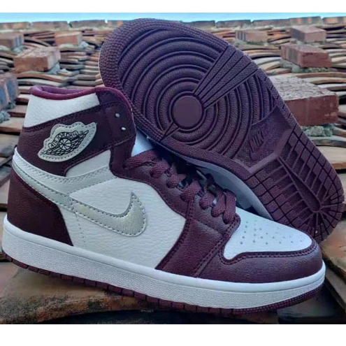 Air Jordan 1 White Purple