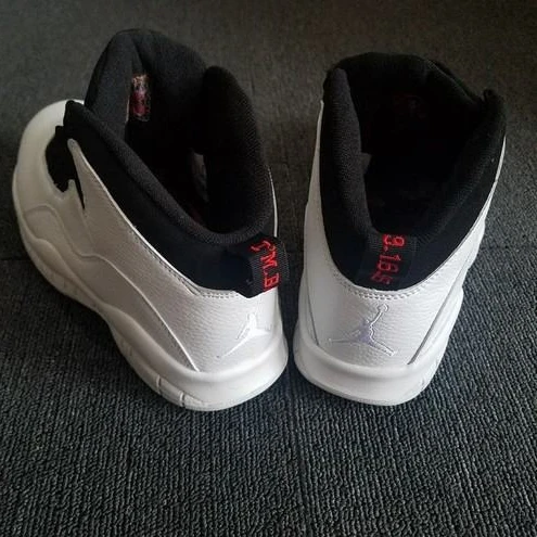 Air Jordan 10 White Black-1