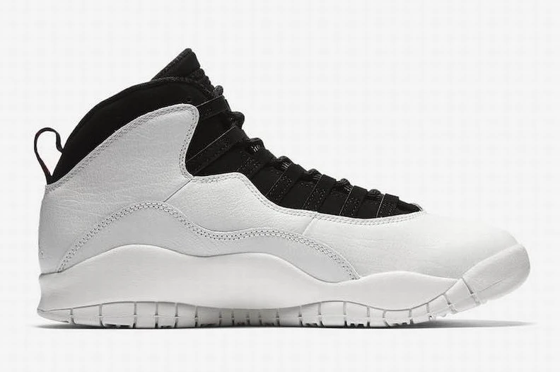 Air Jordan 10 White Black-1