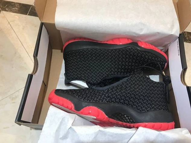 Air Jordan 11 Black Red Woven -1