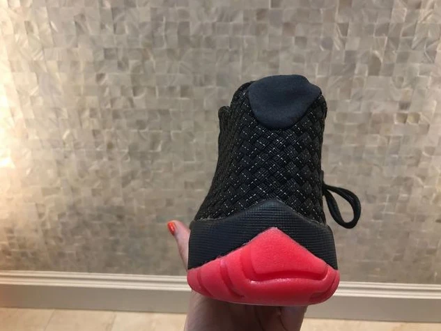 Air Jordan 11 Black Red Woven -1