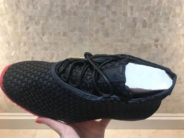 Air Jordan 11 Black Red Woven -1