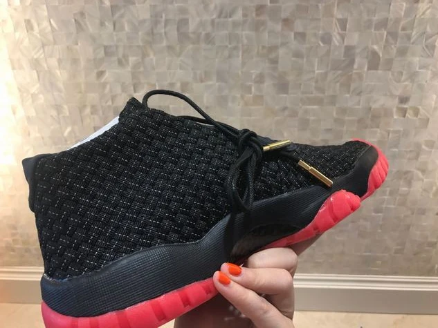 Air Jordan 11 Black Red Woven -1