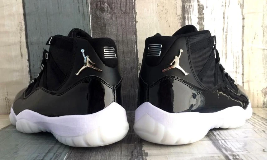 Air Jordan 11 Black Silver-1