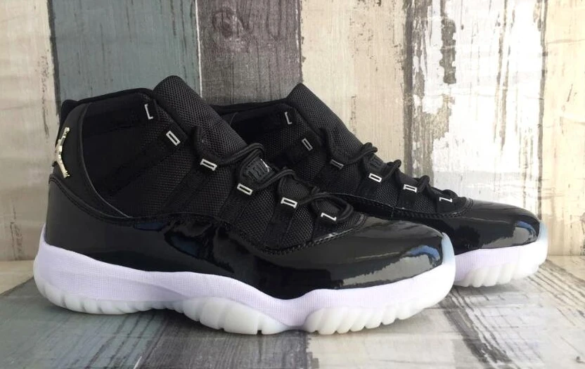 Air Jordan 11 Black Silver-1