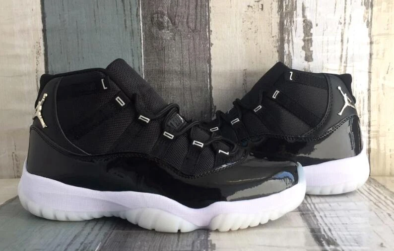 Air Jordan 11 Black Silver-1