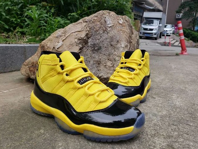 Air Jordan 11 Bumblebee Yellow Black-1