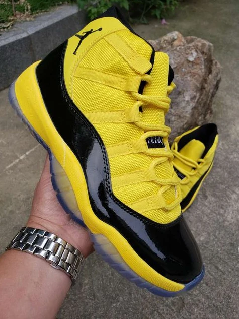 Air Jordan 11 Bumblebee Yellow Black-1