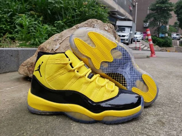 Air Jordan 11 Bumblebee Yellow Black-1