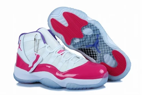 Replica Sneakers Air Jordan 11 For Women White Pink