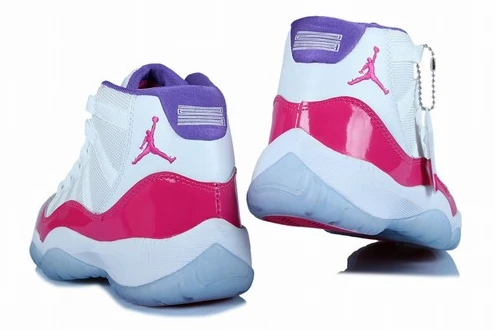 Replica Sneakers Air Jordan 11 For Women White Pink