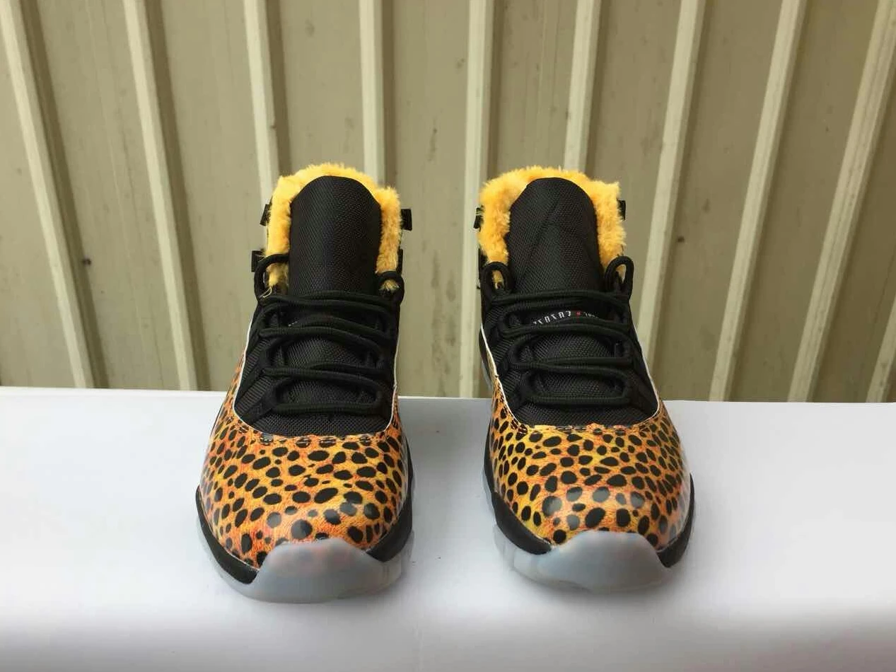 Air Jordan 11 Gold Leopard-1