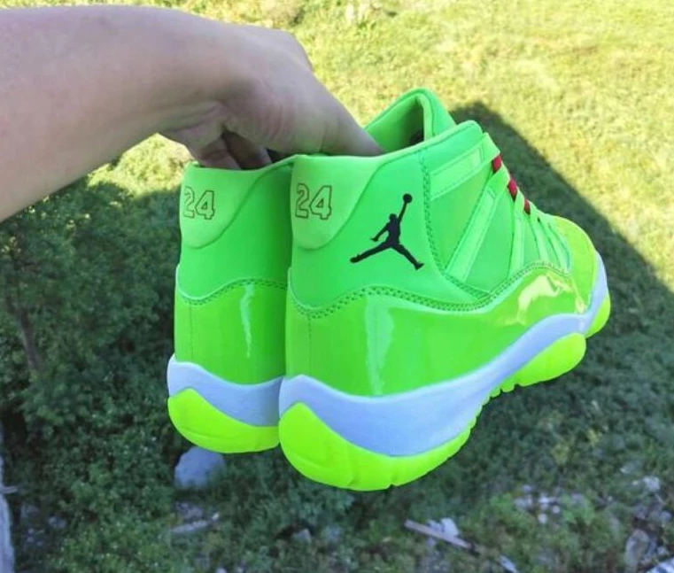 Air Jordan 11 Green Powder Women