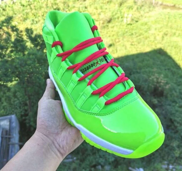 Air Jordan 11 Green Powder Women