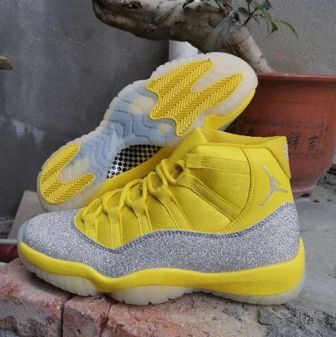 Air Jordan 11 High Yellow WMNS-1
