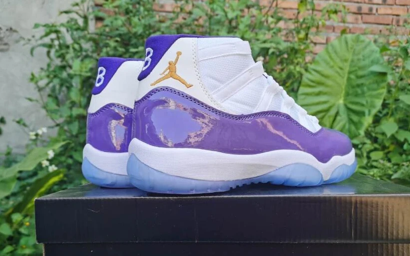 Air Jordan 11 Kobe White Purple-1