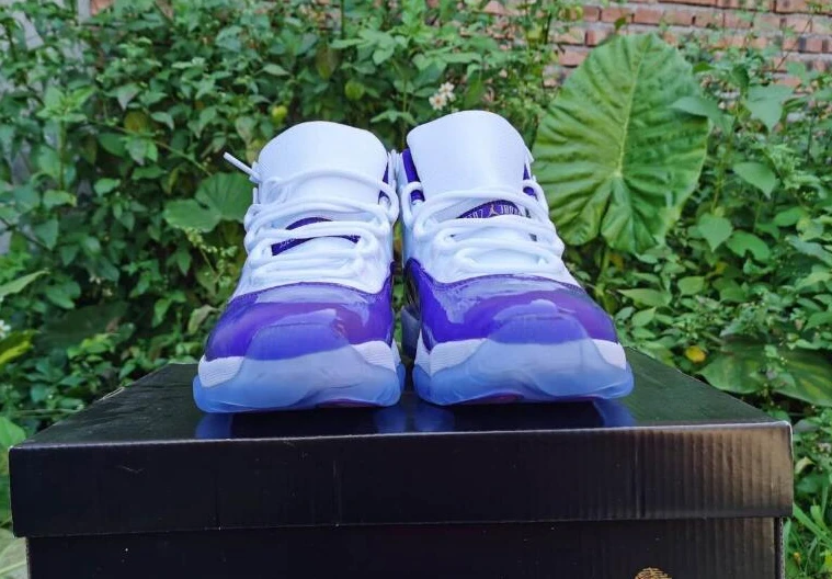 Air Jordan 11 Kobe White Purple-1