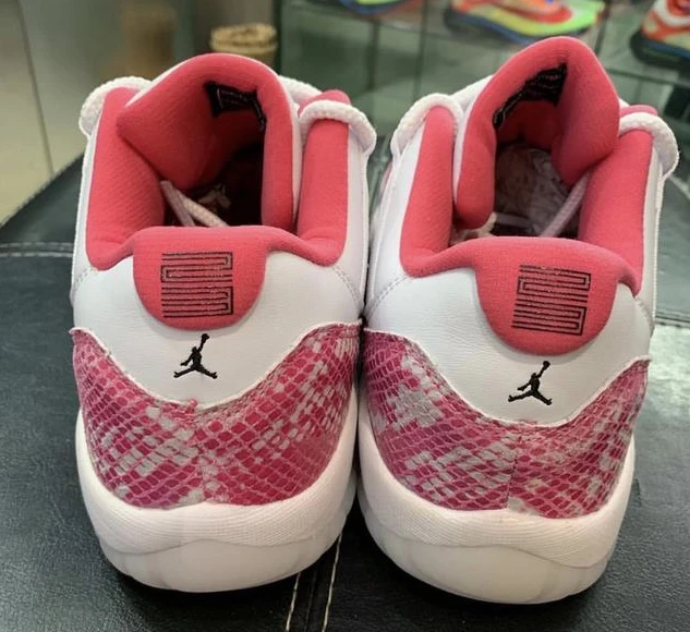 Air Jordan 11 Low GS WMNS Pink Snakeskin-1
